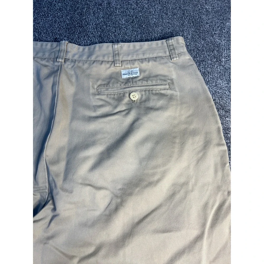 Vineyard Vines Mens Club Pant Khaki Chino Straight Leg Cotton Trousers 38x32